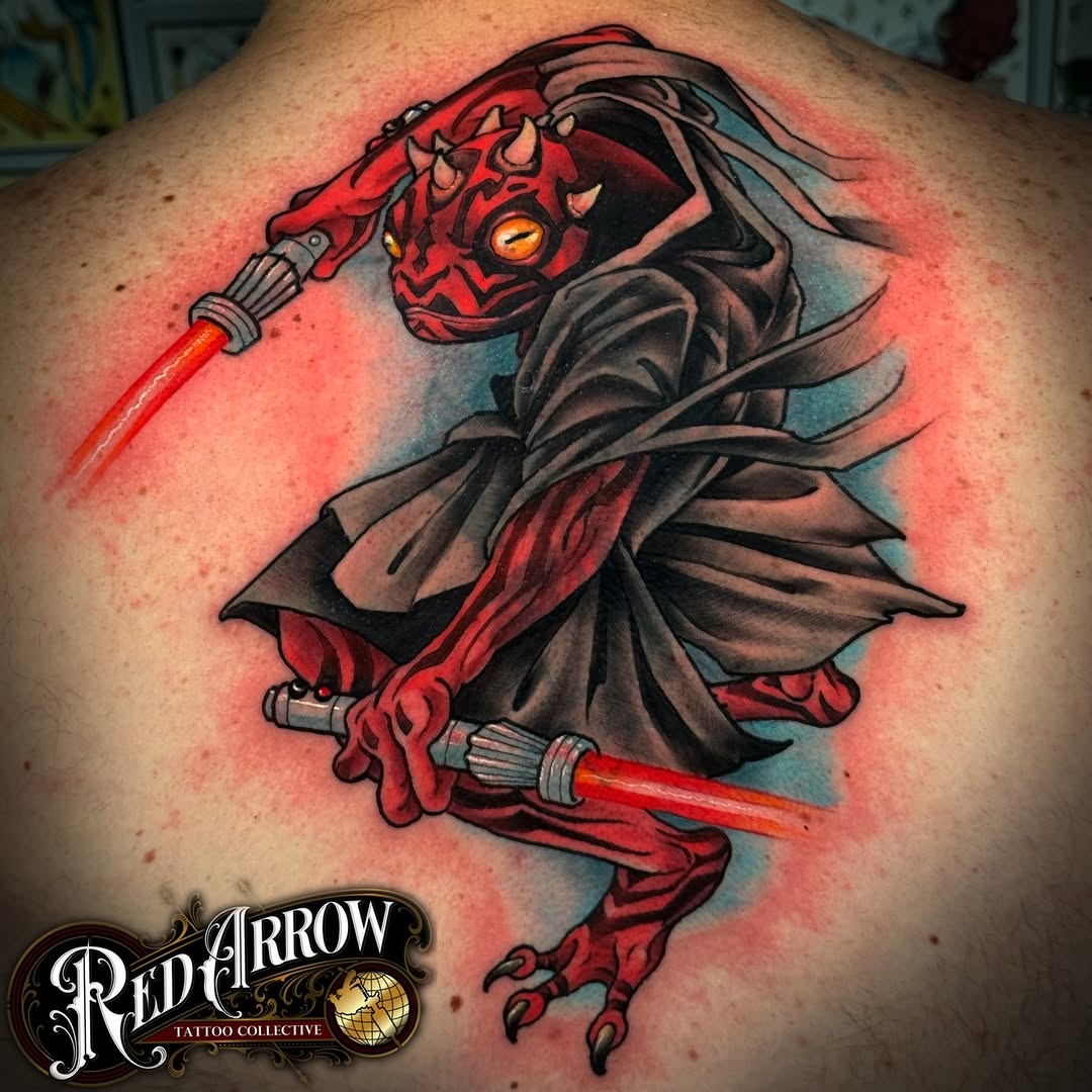 Tattoo by @redarrowcollective โ new_school, illustrative