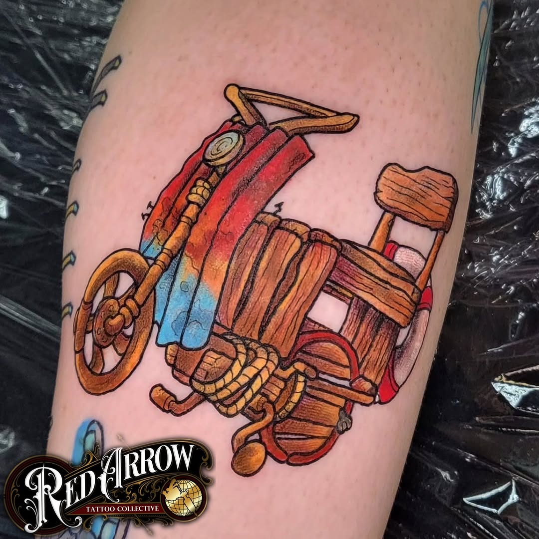 Tattoo by @redarrowcollective โ illustrative, new_school