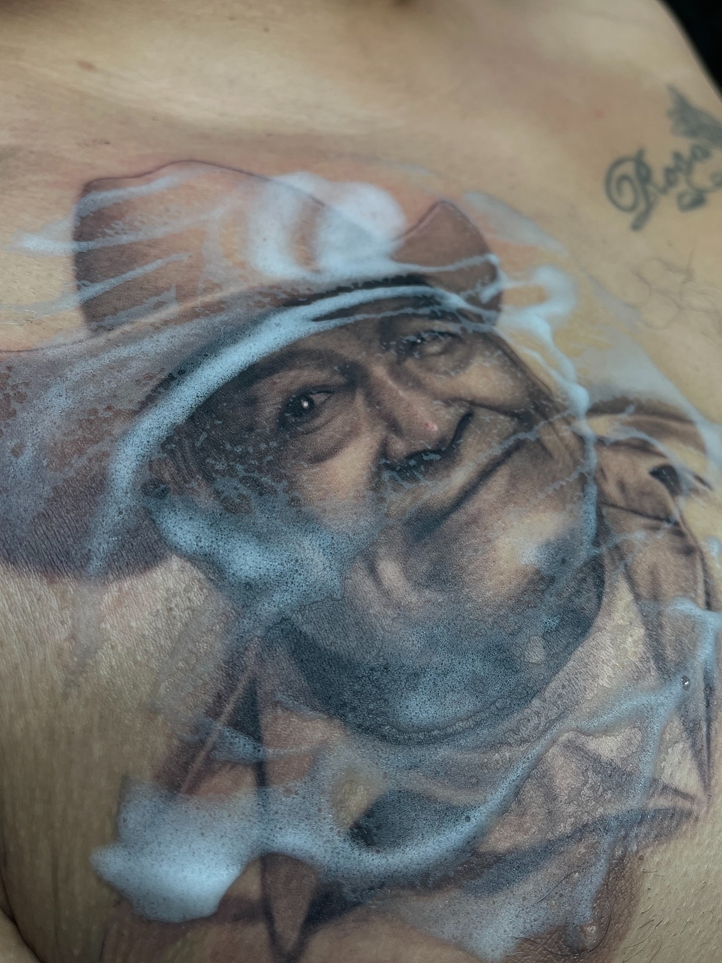 Tattoo by @salazar_ink — realism, black_and_grey