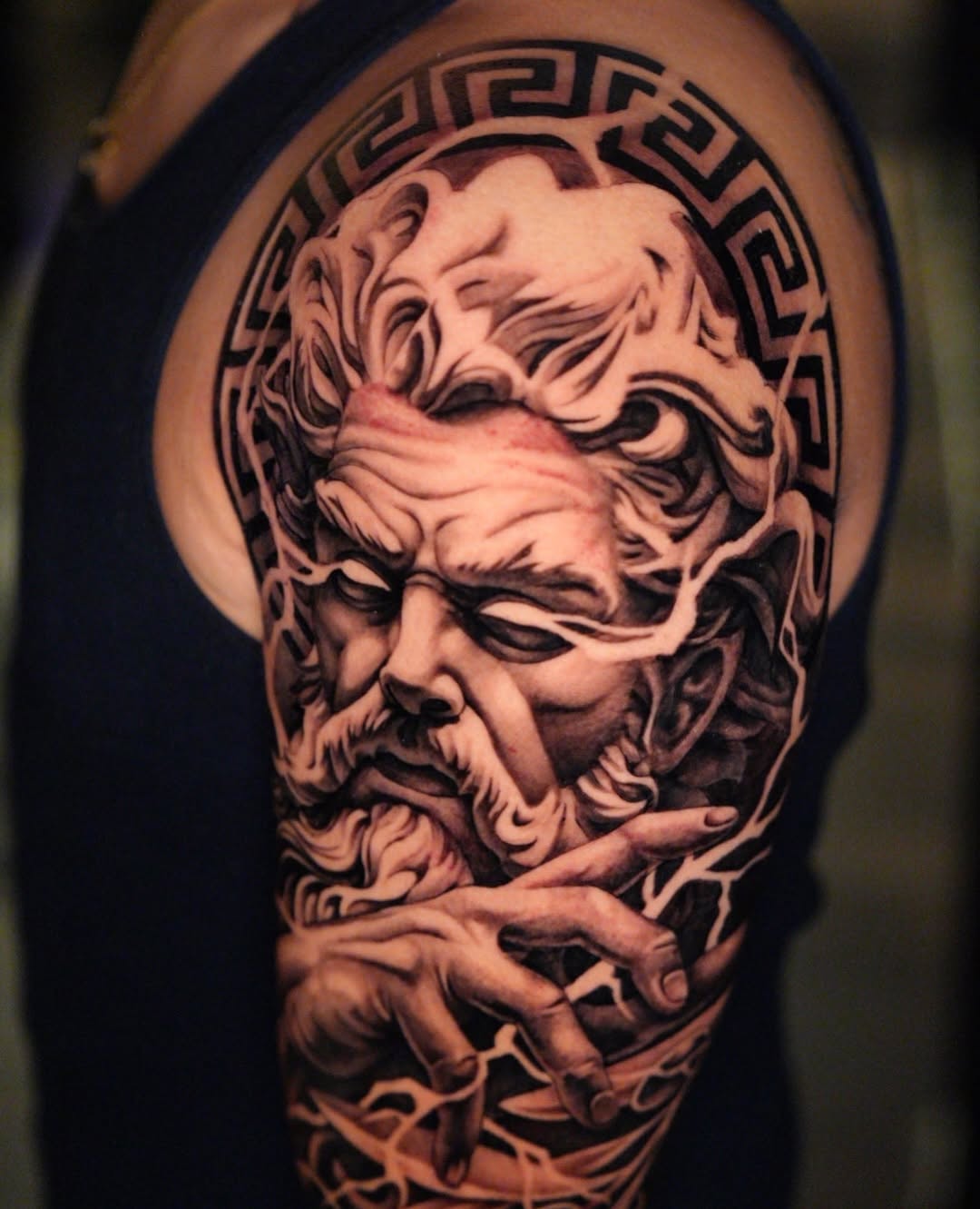 Tattoo by @williammeyertattoo โ realism, black_and_grey