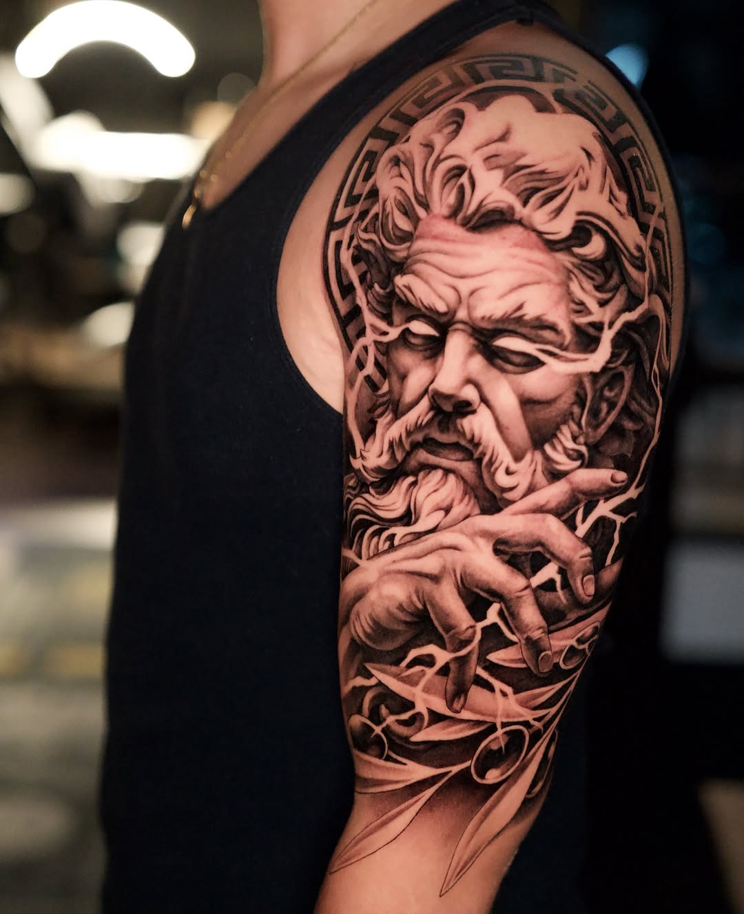 Tattoo by @williammeyertattoo โ realism, black_and_grey