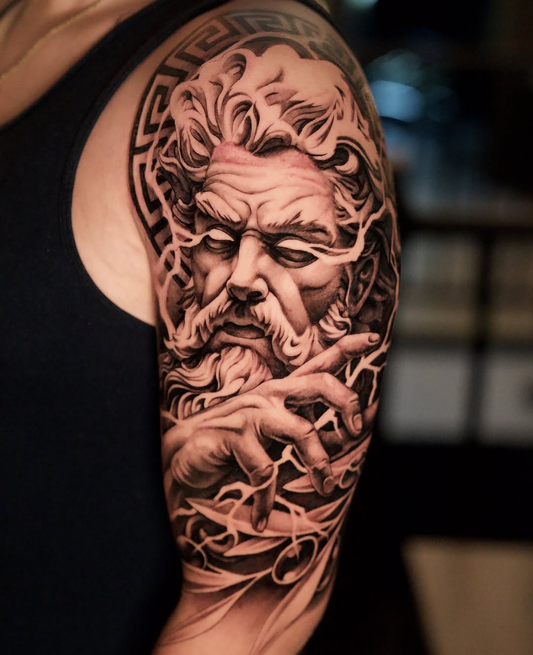 Tattoo by @williammeyertattoo โ realism, black_and_grey
