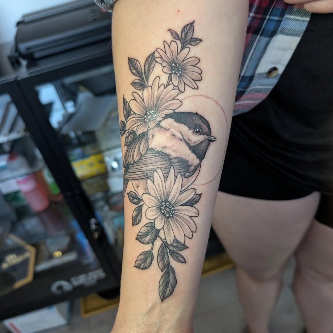 Tattoo by @cabinfevertattoo โ black_and_grey, realism