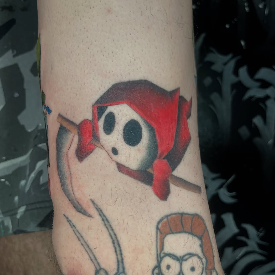 Tattoo by @vapidstar — new_school, anime