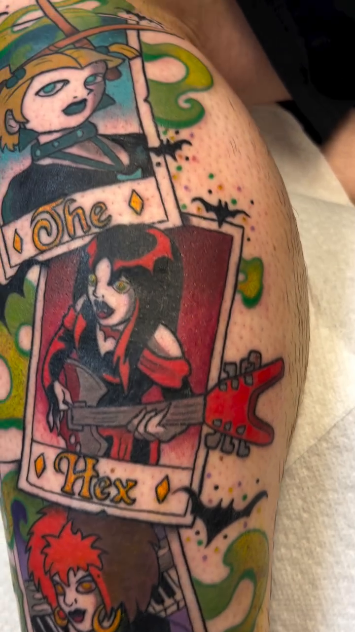 Tattoo by @wildwitchcraft โ new_school, anime