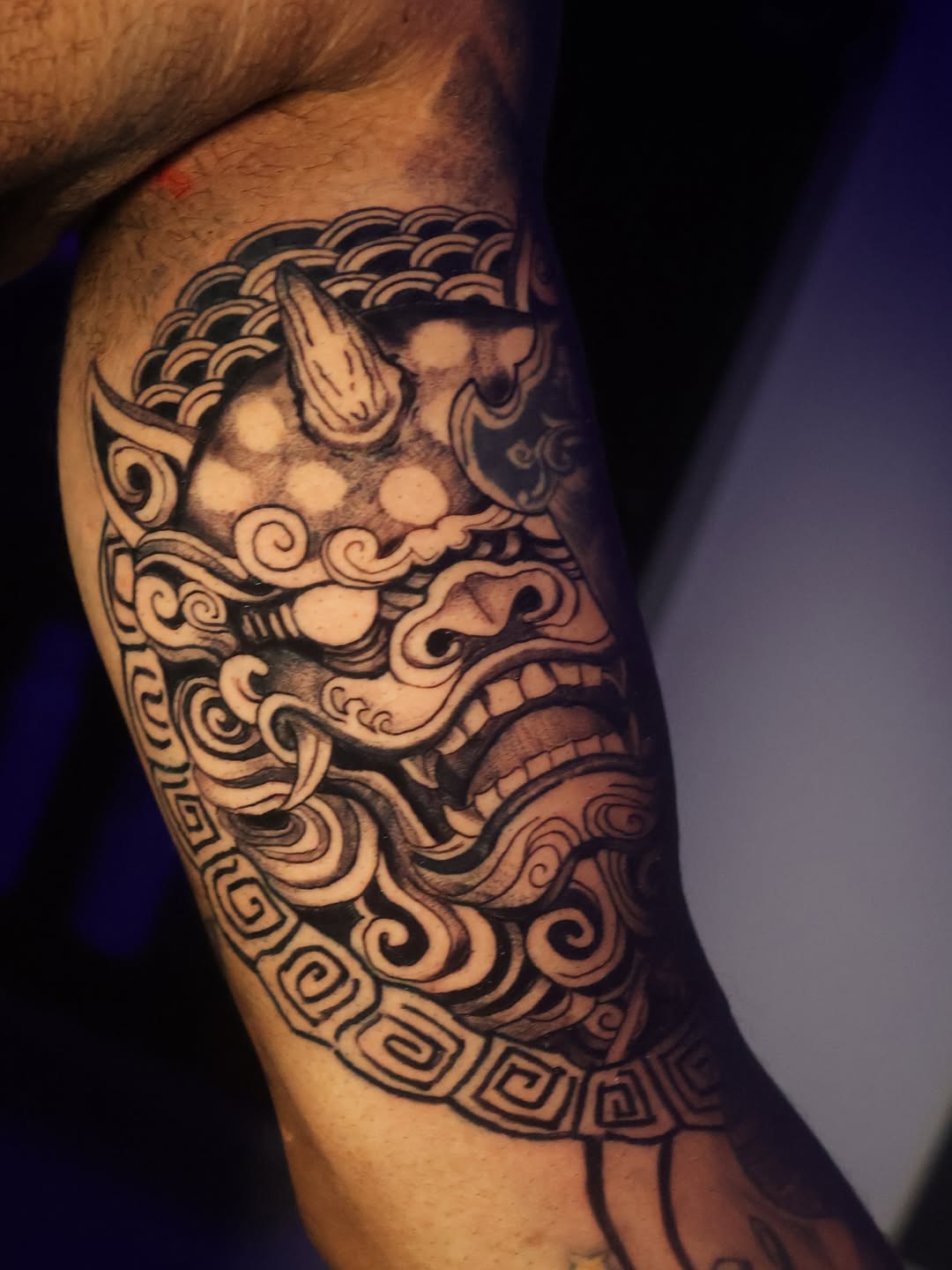 Tattoo by @germanpatino_ink — japanese_irezumi, black_and_grey