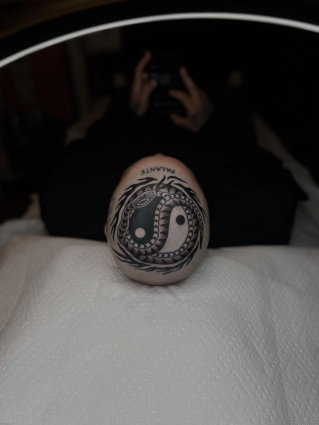 Tattoo by @blake.francis — black_and_grey, blackwork