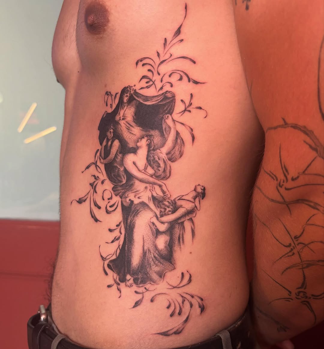Tattoo by @xpg.ink — black_and_grey, realism