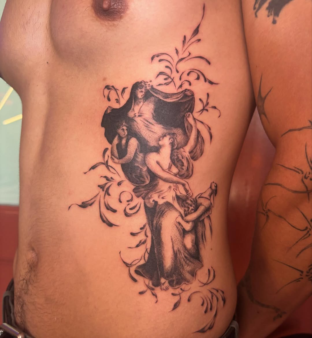 Tattoo by @xpg.ink — black_and_grey, realism