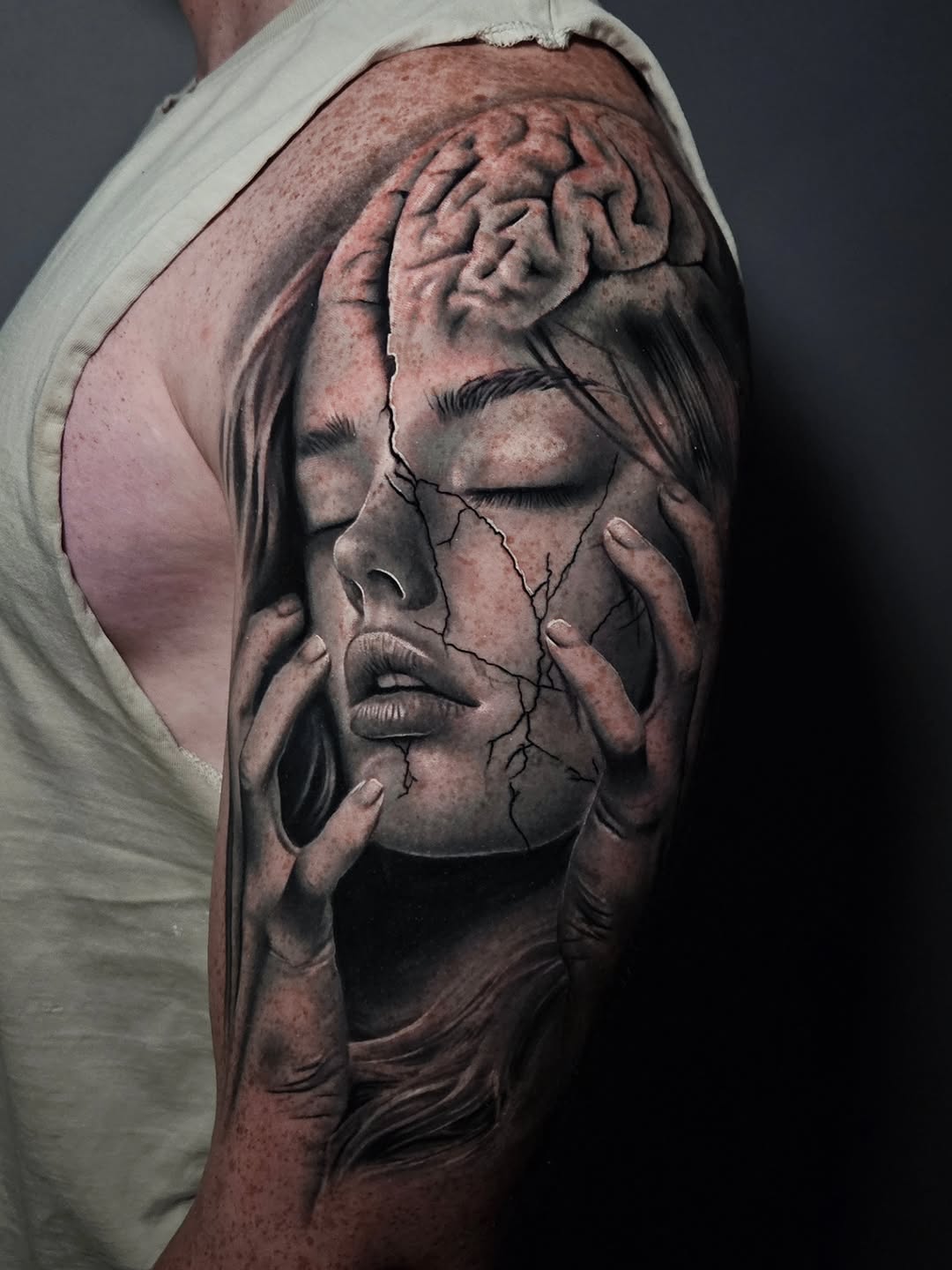 Tattoo by @ladyb.inknart — realism, black_and_grey
