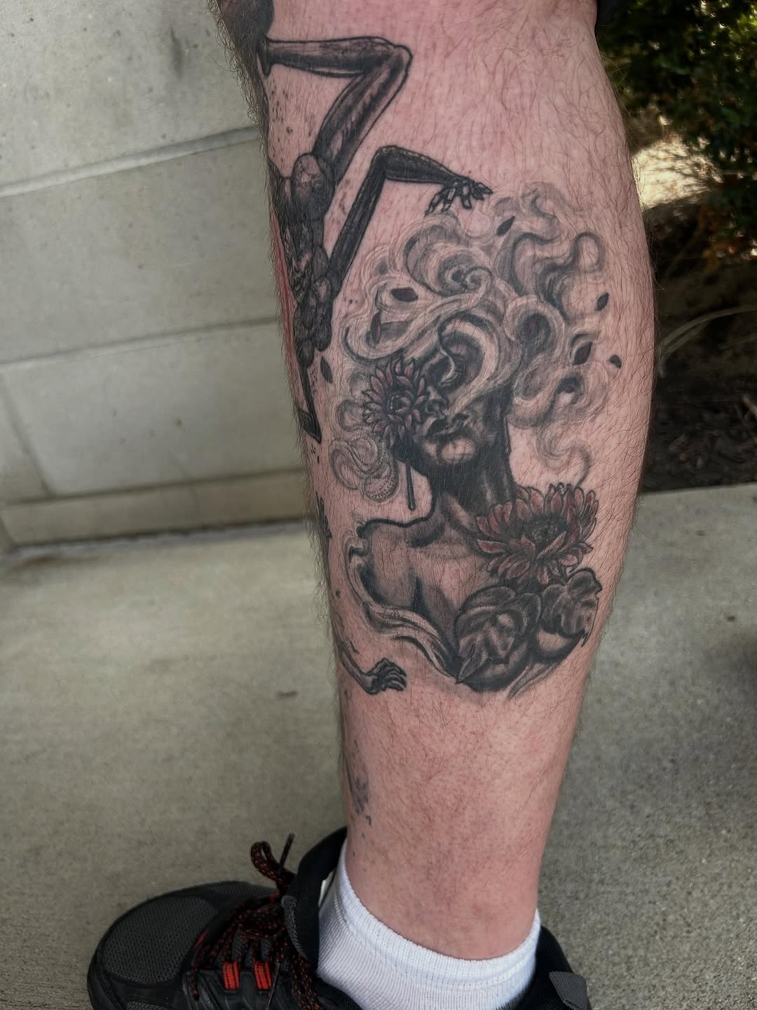 Tattoo by @bhendrixart โ dark_realism, black_and_grey