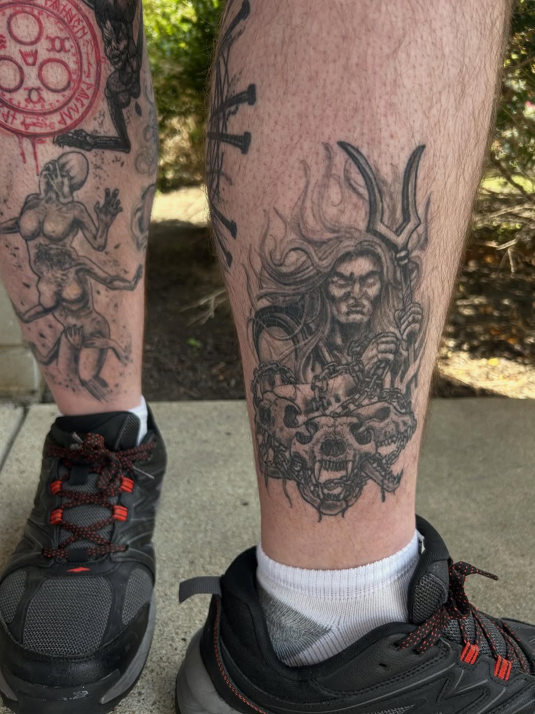 Tattoo by @bhendrixart โ black_and_grey, dark_realism
