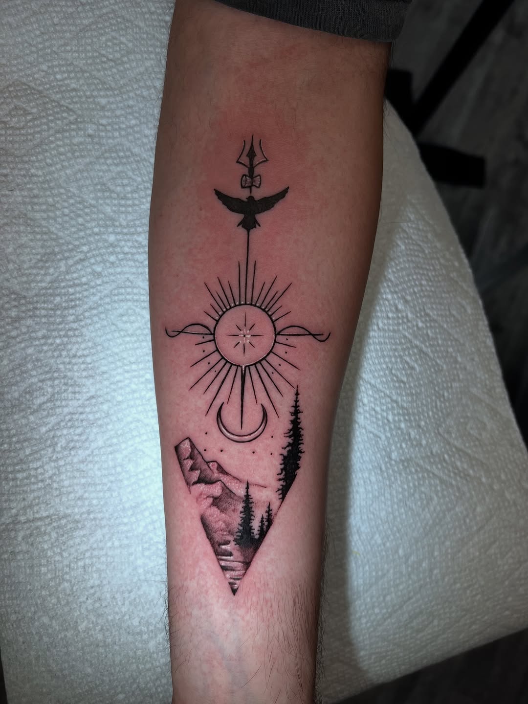 Tattoo by @danfisherart โ black_and_grey