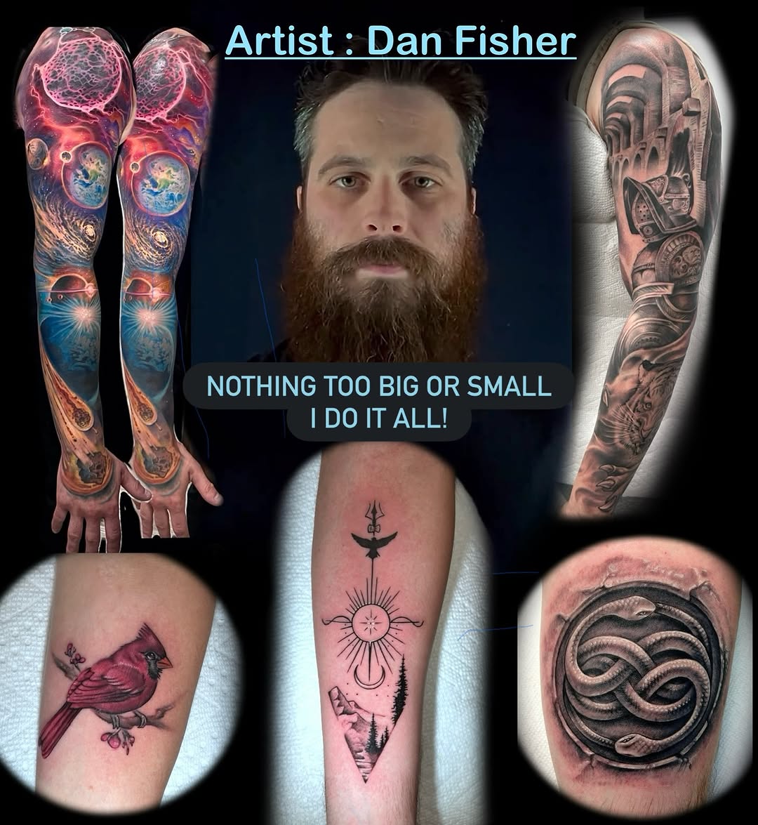 Tattoo by @danfisherart โ realism, black_and_grey