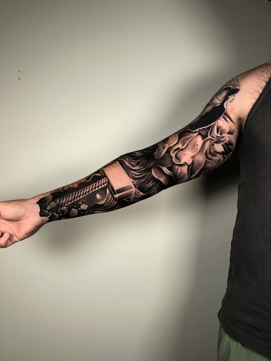 Tattoo by @jb.iink โ blackwork, realism