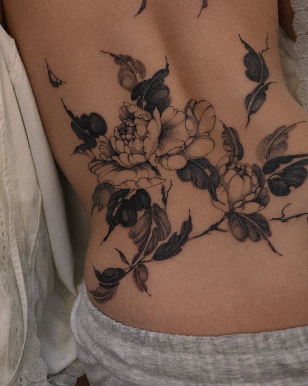 Tattoo by @joyxtattoo — illustrative, black_and_grey