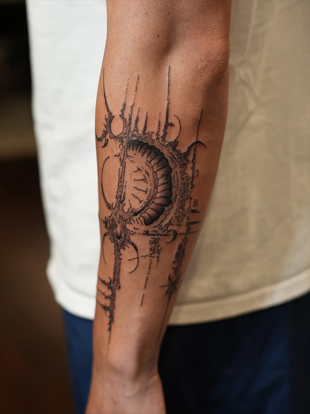 Tattoo by @tatsbyalyssa — illustrative, blackwork
