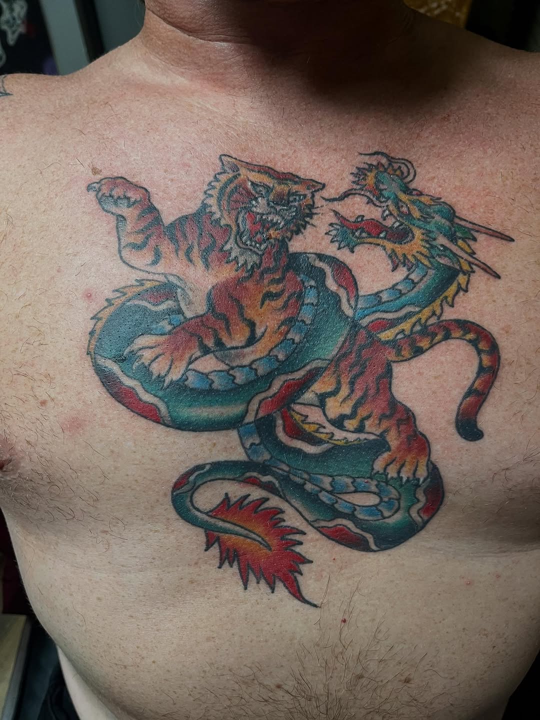 Tattoo by @milford13 — japanese_irezumi, american_traditional