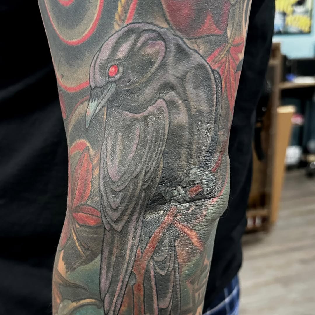 Tattoo by @artworkbyreece — japanese_irezumi, black_and_grey