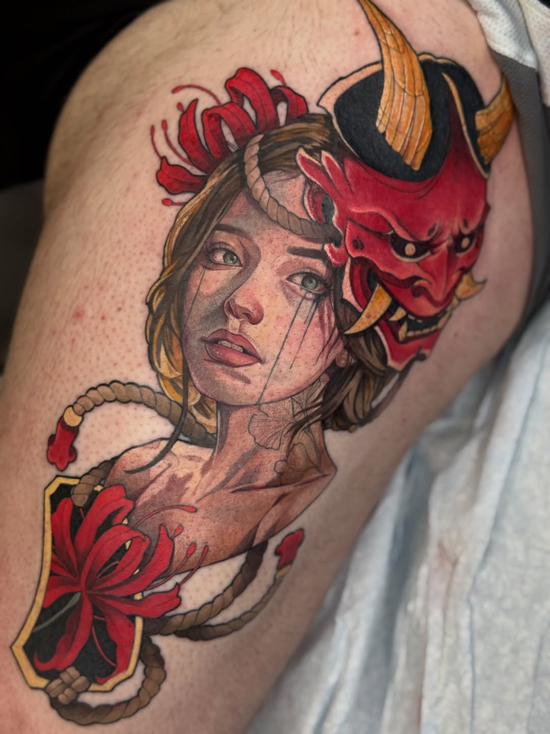 Tattoo by @lissbei — realism, japanese_irezumi
