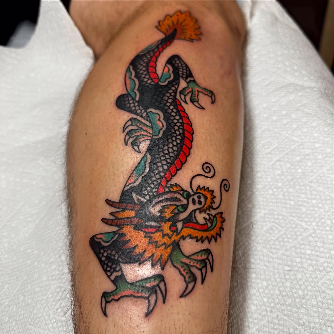 Tattoo by @kurtischappell — japanese_irezumi, american_traditional