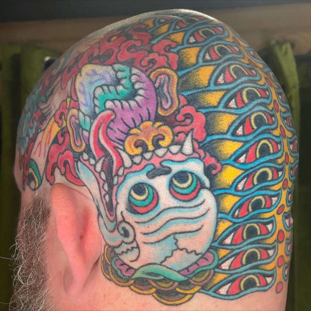 Tattoo by @noryanbaker — japanese_irezumi, new_school