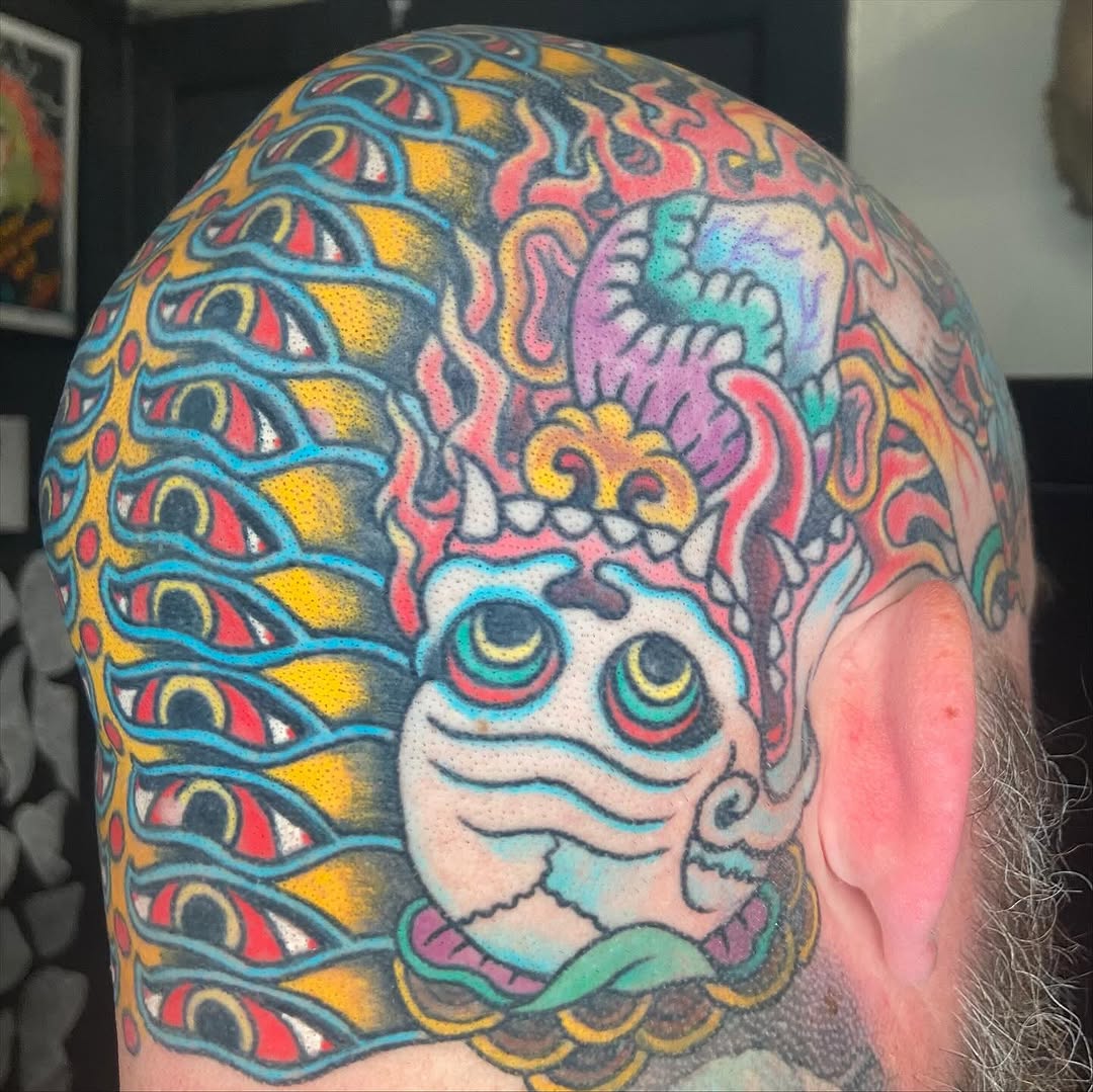 Tattoo by @noryanbaker — japanese_irezumi, new_school