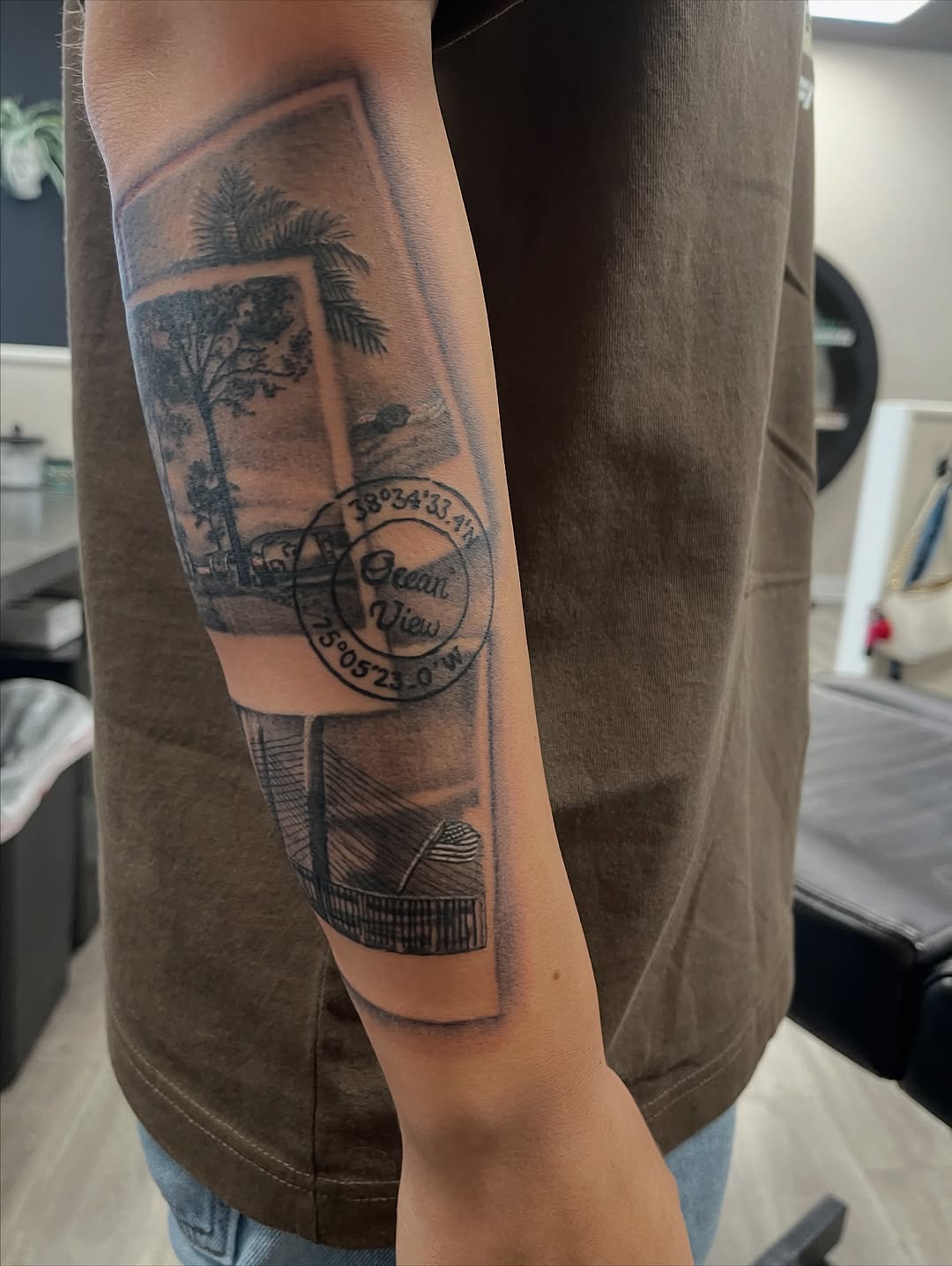Tattoo by @bigreggtattoos — black_and_grey, realism