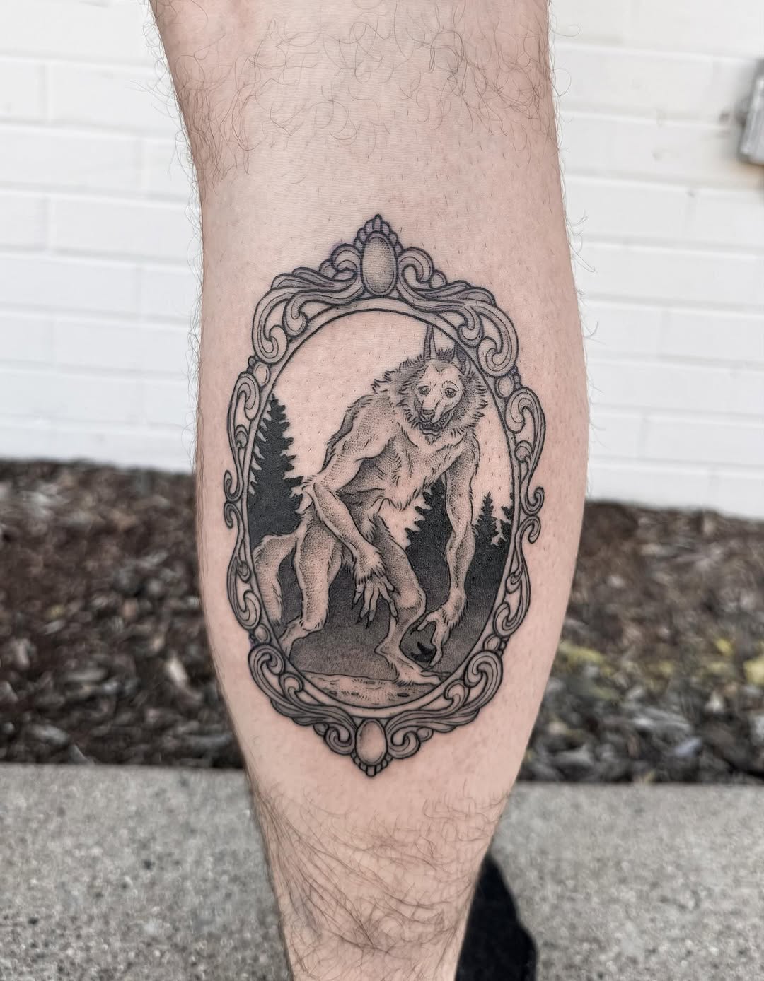 Tattoo by @kaceltattoos — black_and_grey