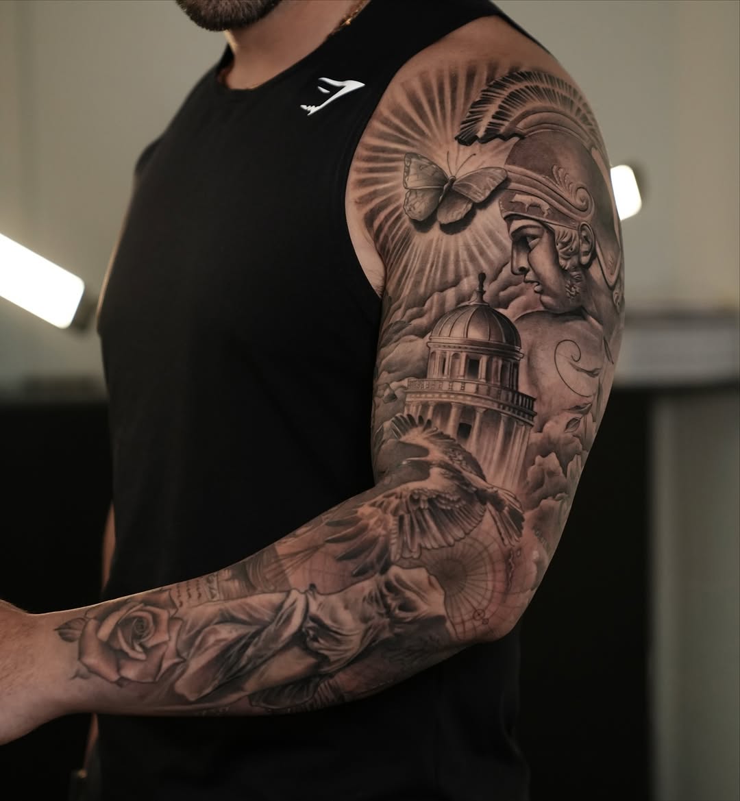 Tattoo by @pinedatattoo79 โ black_and_grey, realism