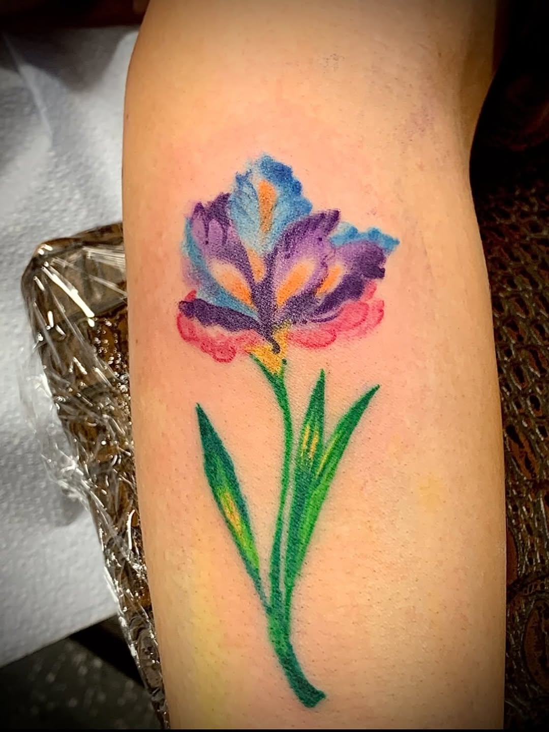 Tattoo by @colorrobbie — watercolor