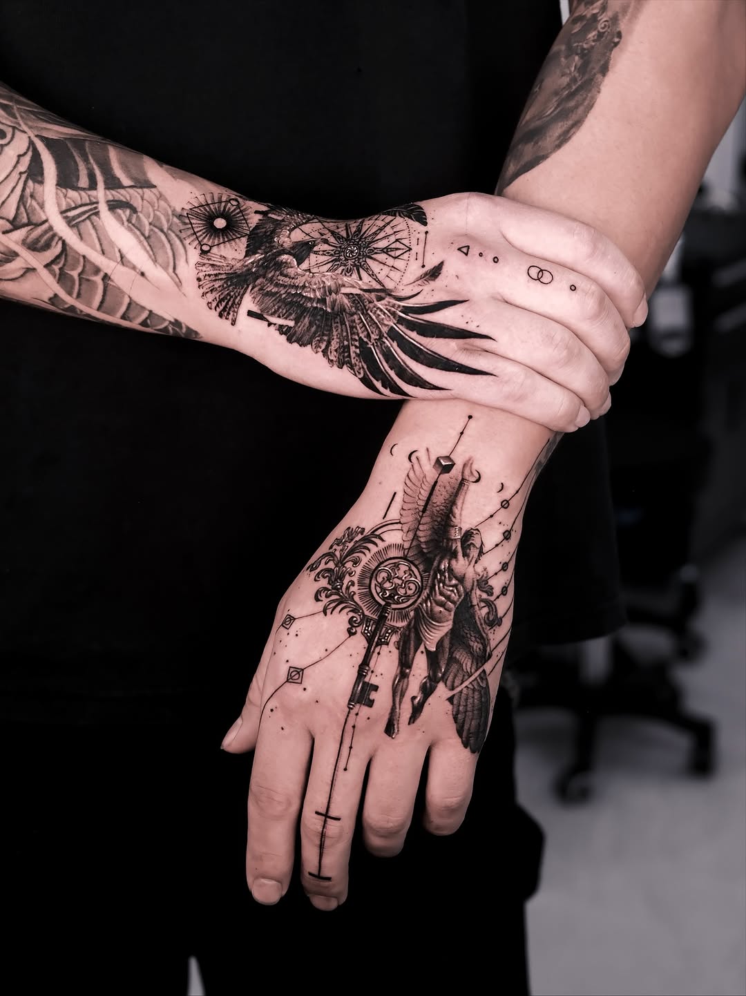 Tattoo by @even_gmt.ink — black_and_grey, realism