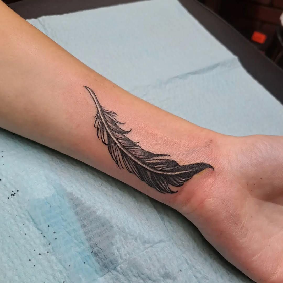 Tattoo by @birdshizzel — fine_line, black_and_grey