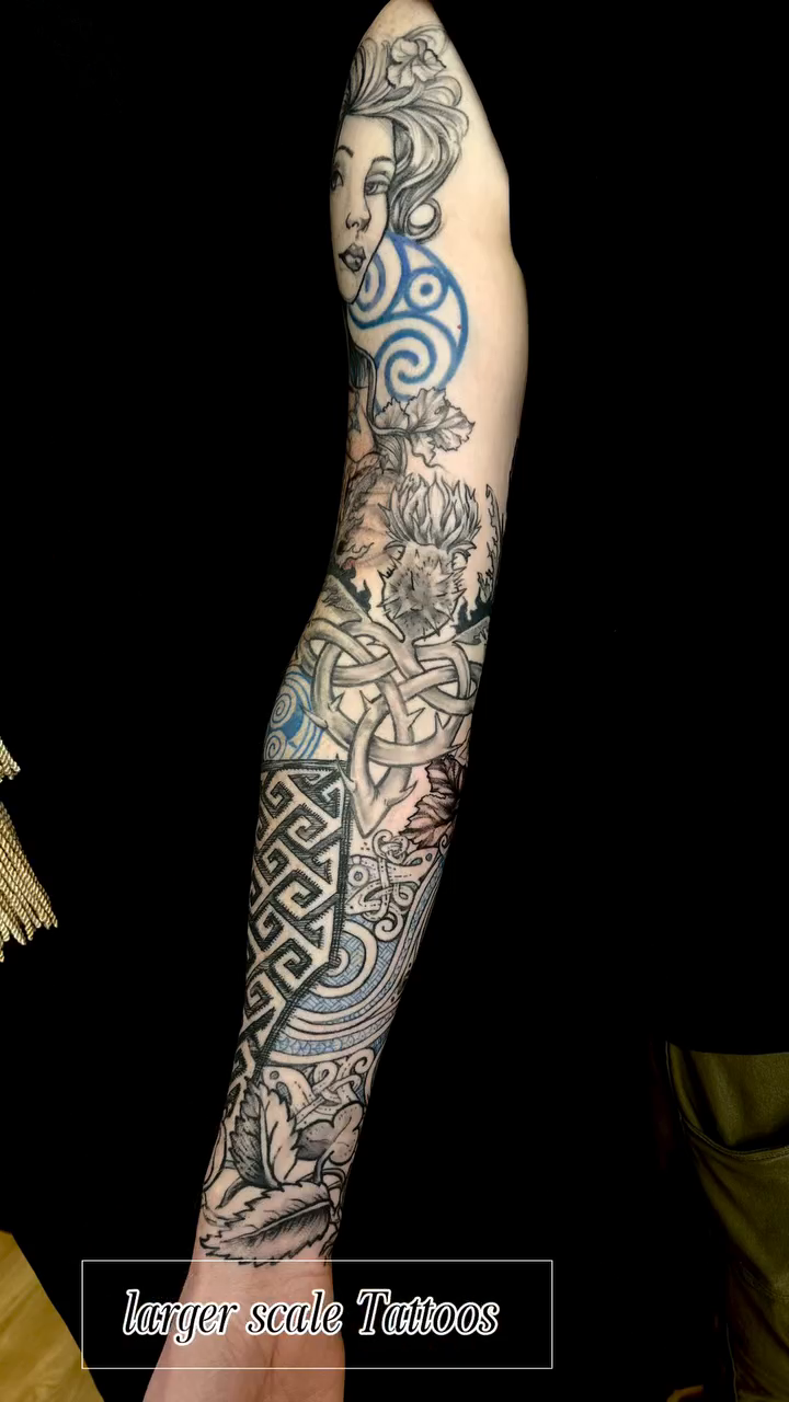 Tattoo by @suzentattoozen โ japanese_irezumi, black_and_grey