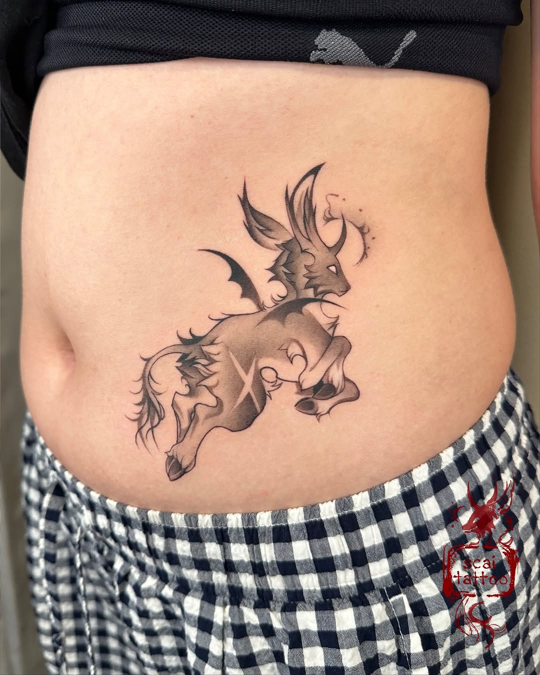 Tattoo by @scaitattoo โ illustrative, black_and_grey
