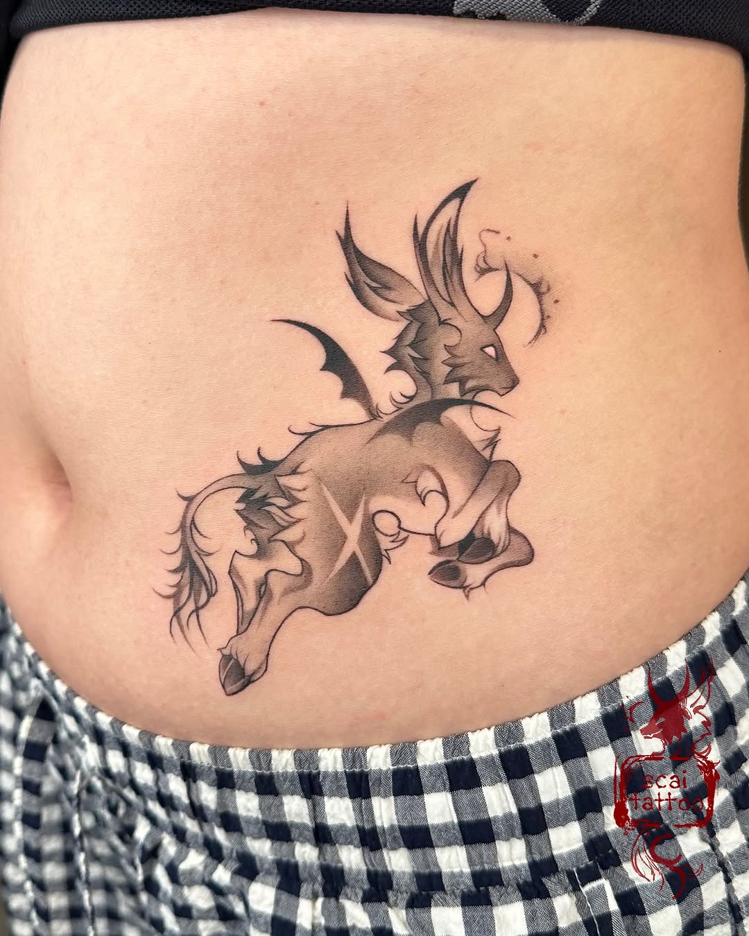Tattoo by @scaitattoo โ illustrative, black_and_grey