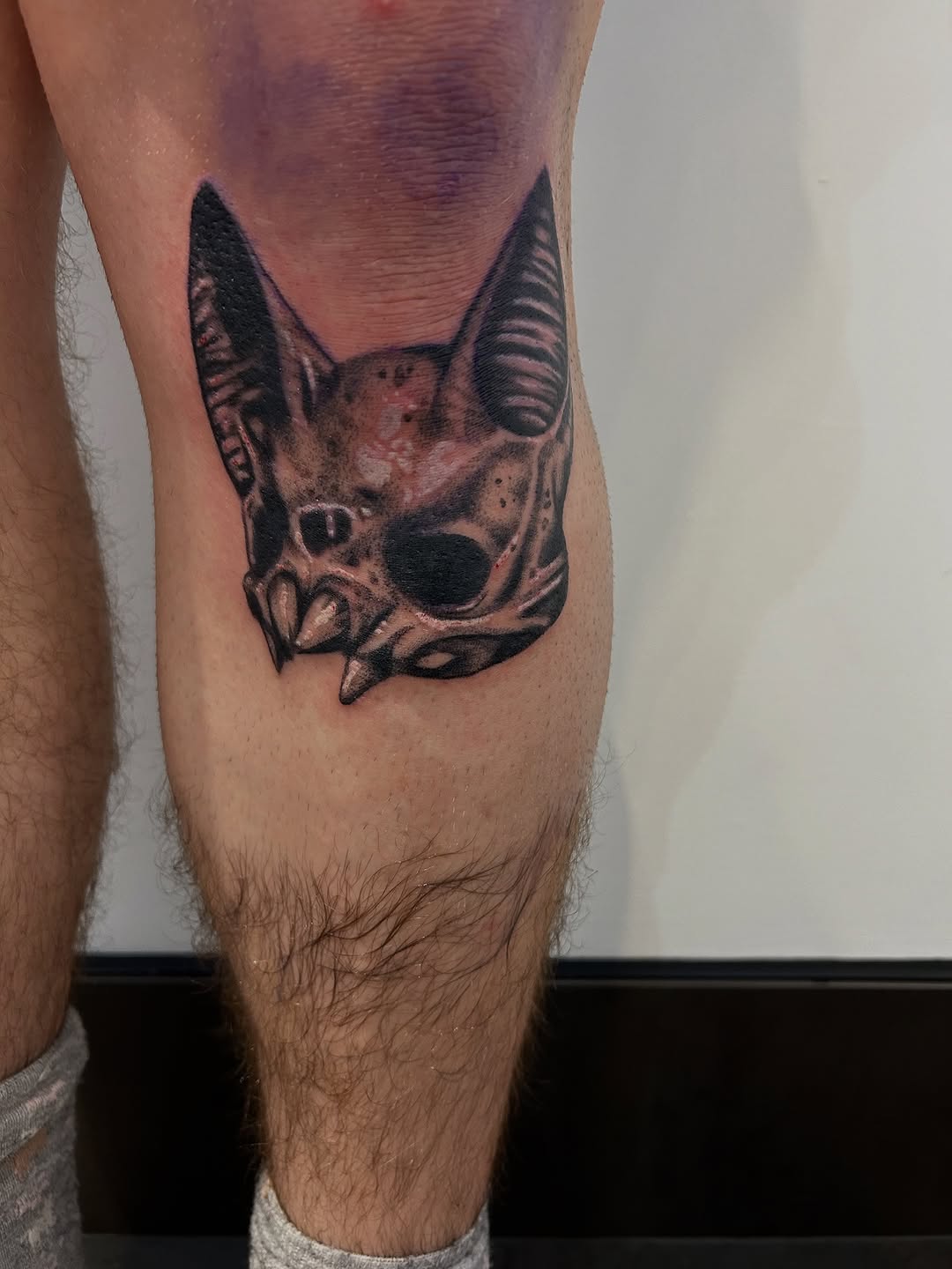 Tattoo by @nomadic.designs β realism, black_and_grey