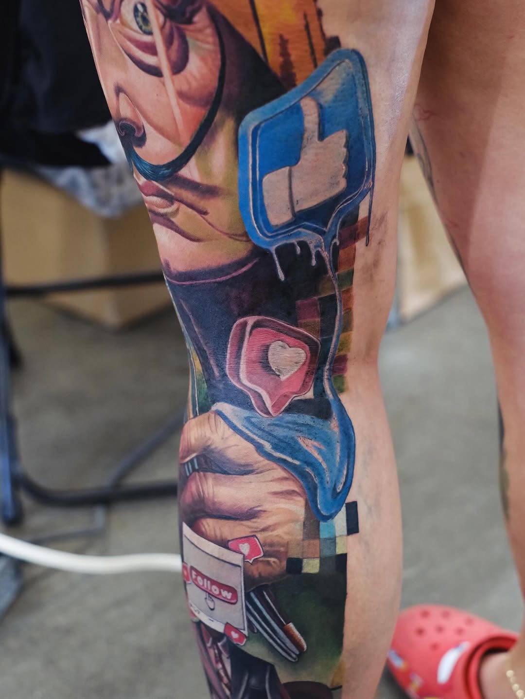 Tattoo by @billy.holistic โ realism, trash_polka