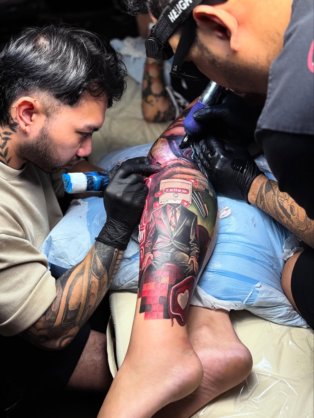 Tattoo by @billy.holistic โ realism, trash_polka