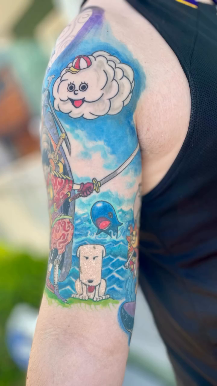 Tattoo by @colinbryanttattoo — anime