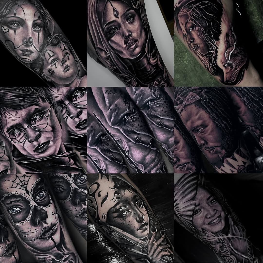 Tattoo by @yowmadfboy — realism, black_and_grey