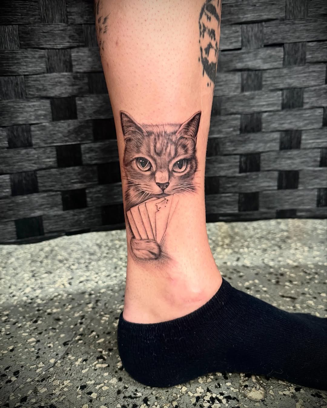 Tattoo by @robincandraw — realism, black_and_grey