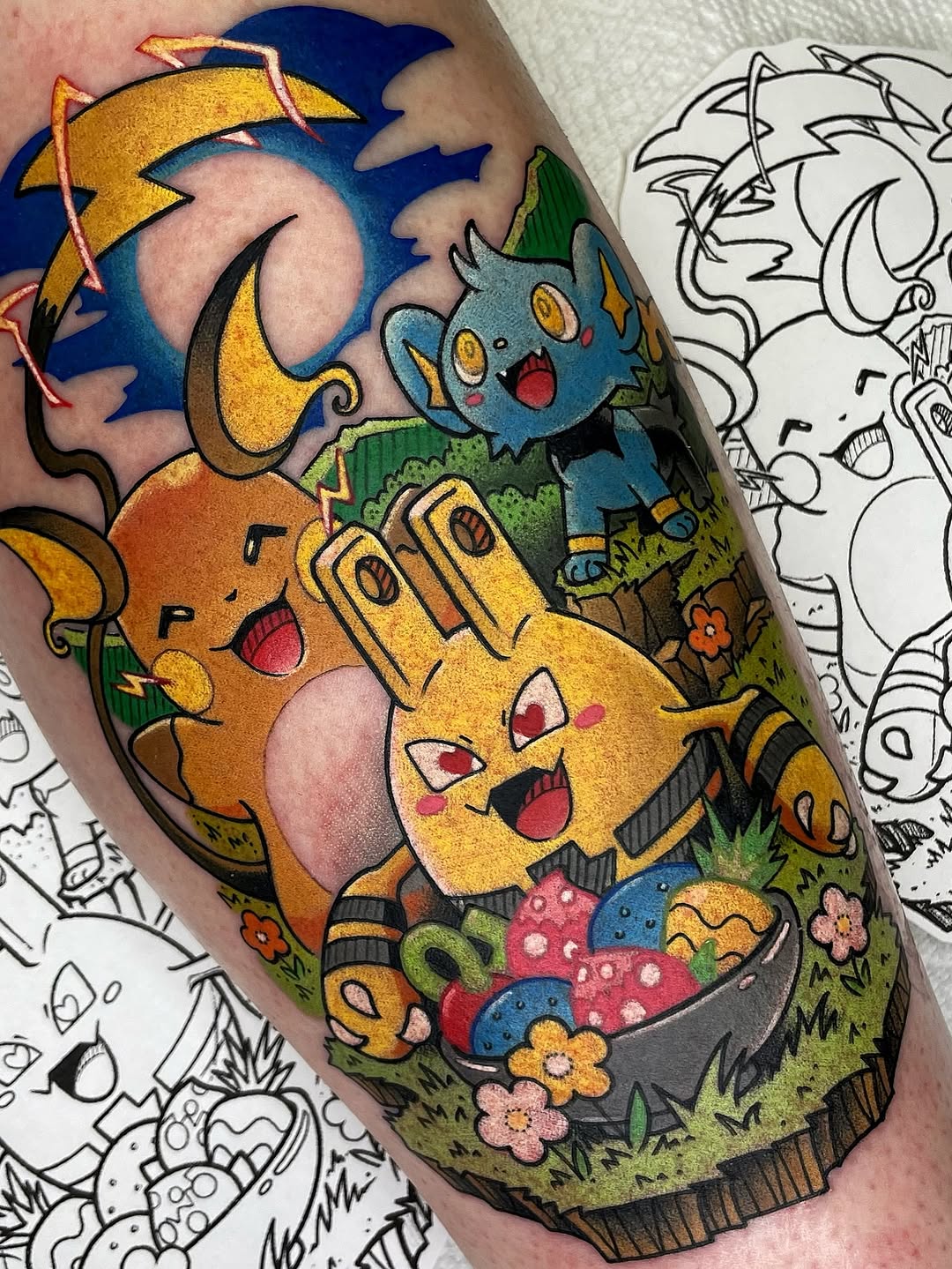 Tattoo by @chrismesitattoo โ new_school