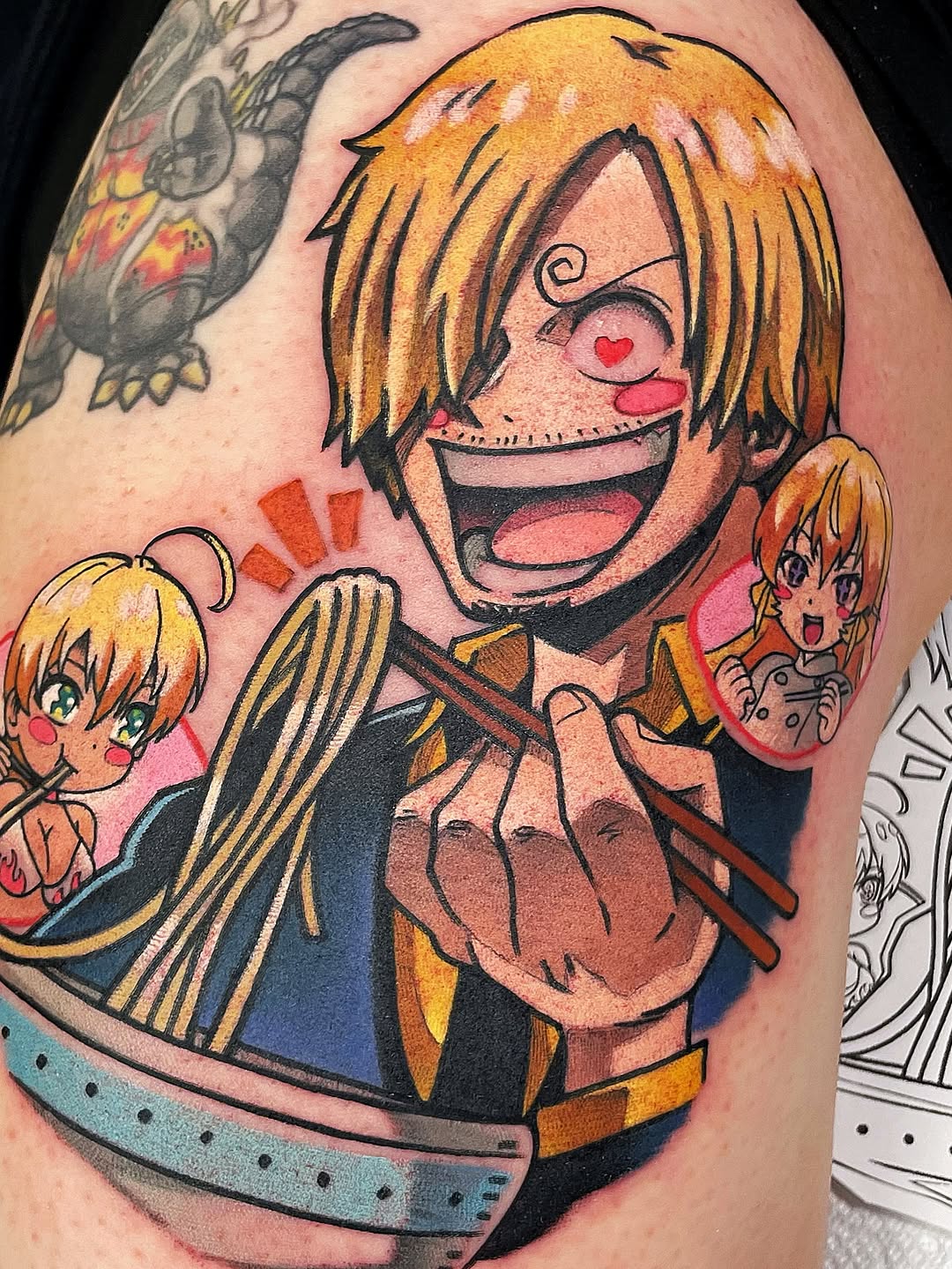Tattoo by @chrismesitattoo โ anime