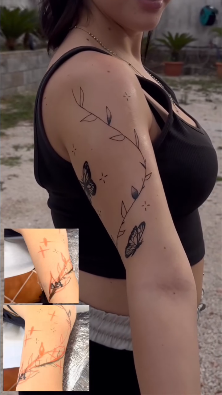 Tattoo by @_therosetattoo_ — fine_line