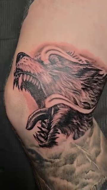 Tattoo by @pst_chilly — realism, black_and_grey