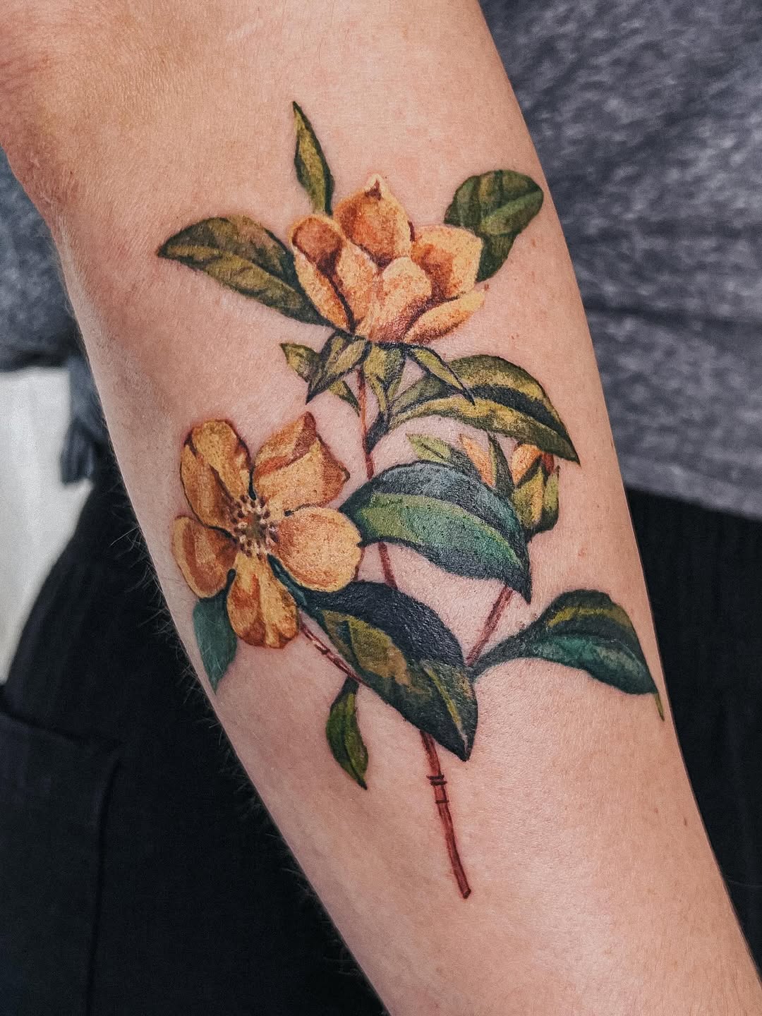 Tattoo by @lucy__yin — realism, botanical