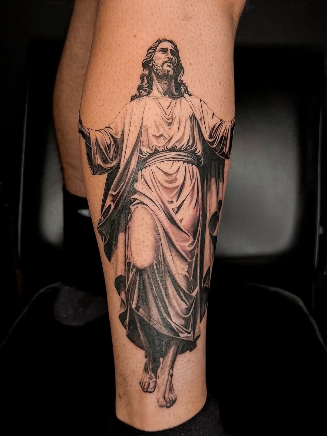 Tattoo by @ken.tatts — realism, black_and_grey