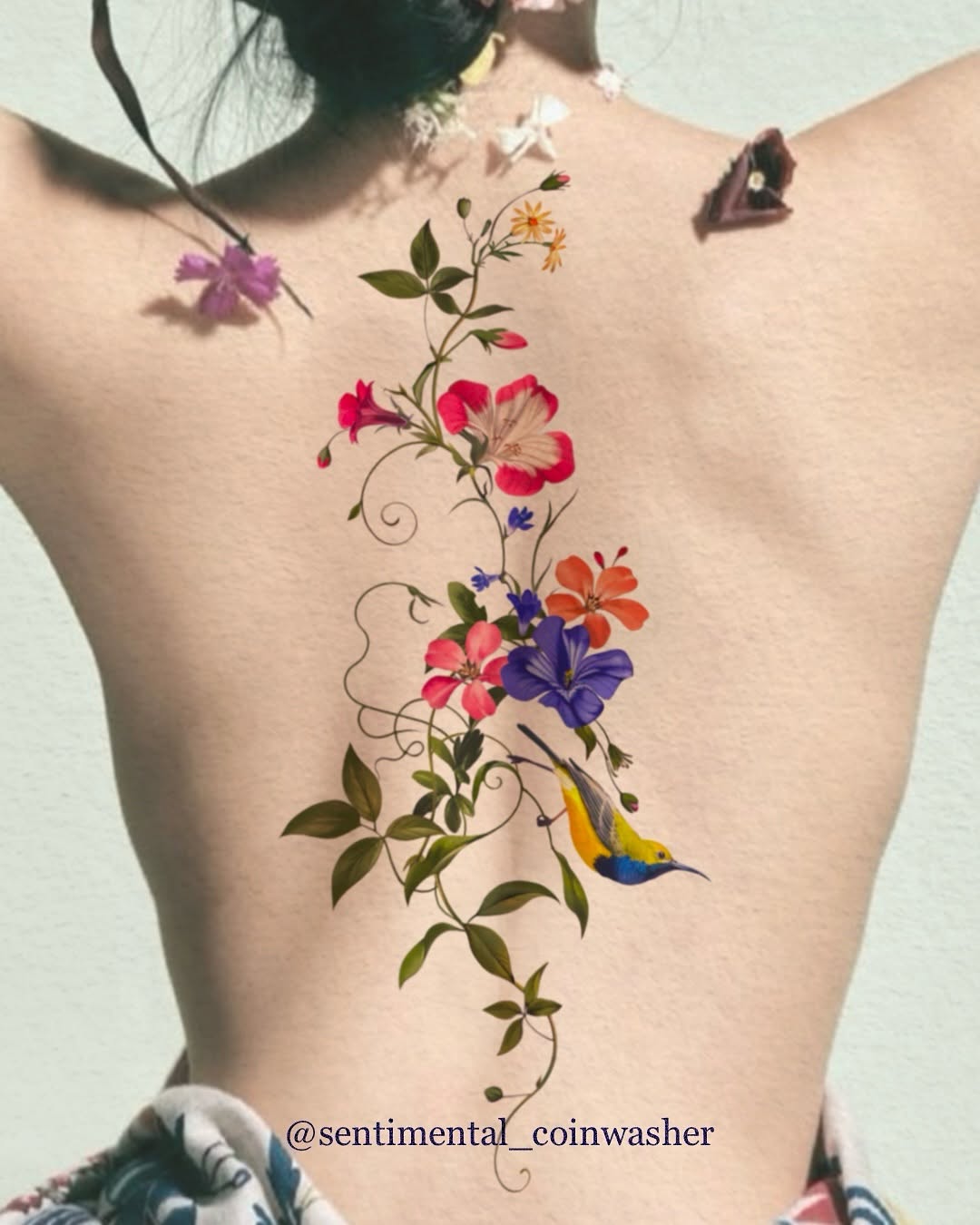 Tattoo by @sentimental_coinwasher โ realism, watercolor