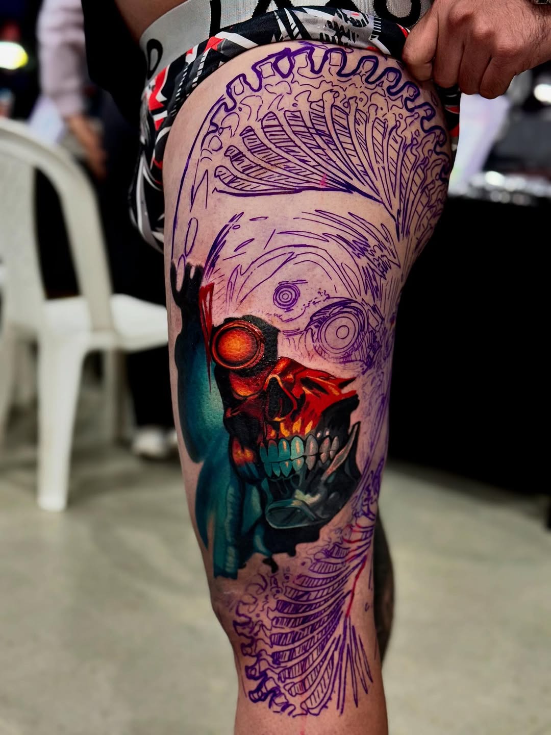 Tattoo by @sketchink08 β realism, trash_polka